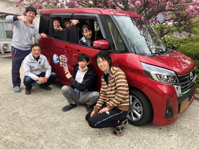 寄贈先からの写真